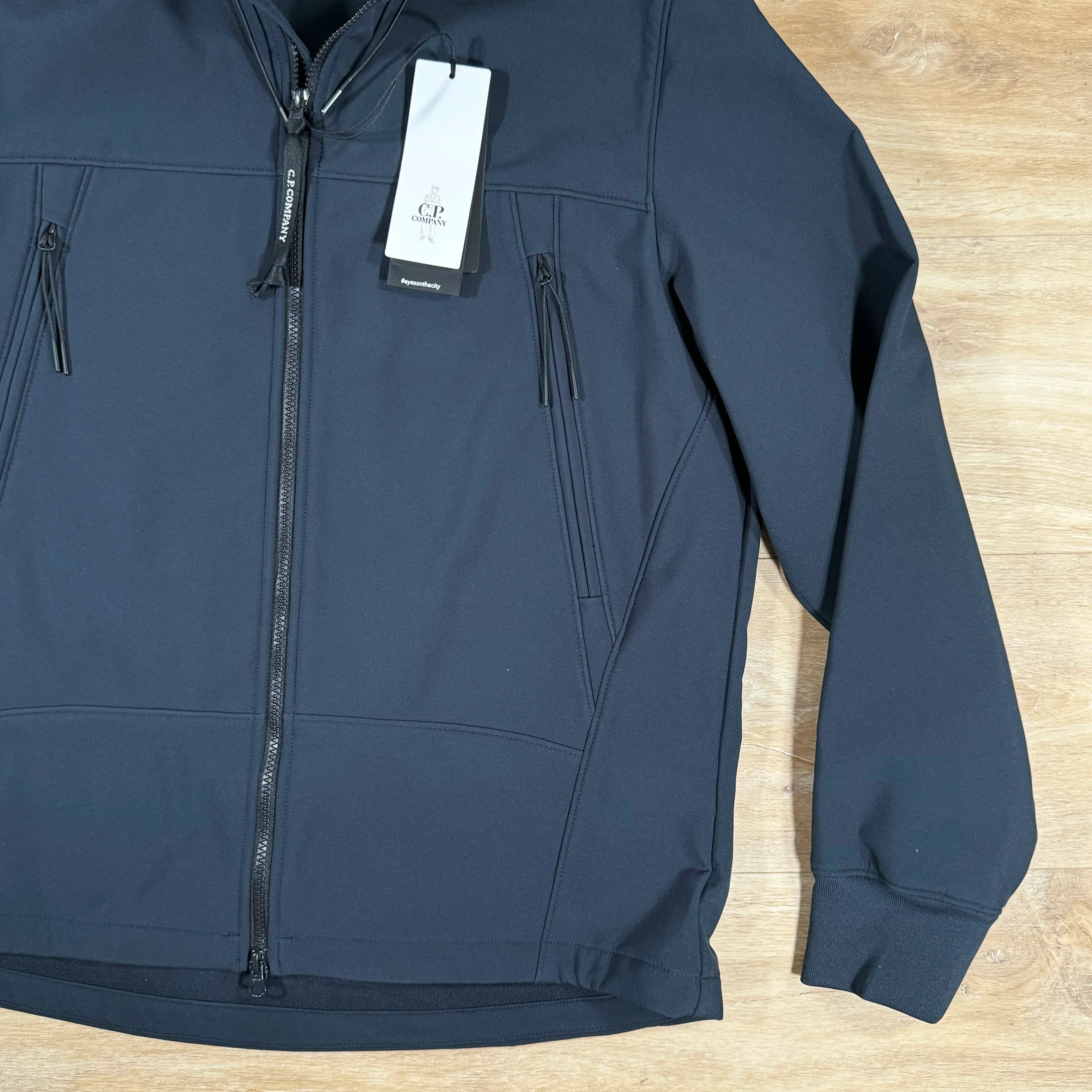 C.P. Company Shell-R Goggle Jacket in Navy - Image 3