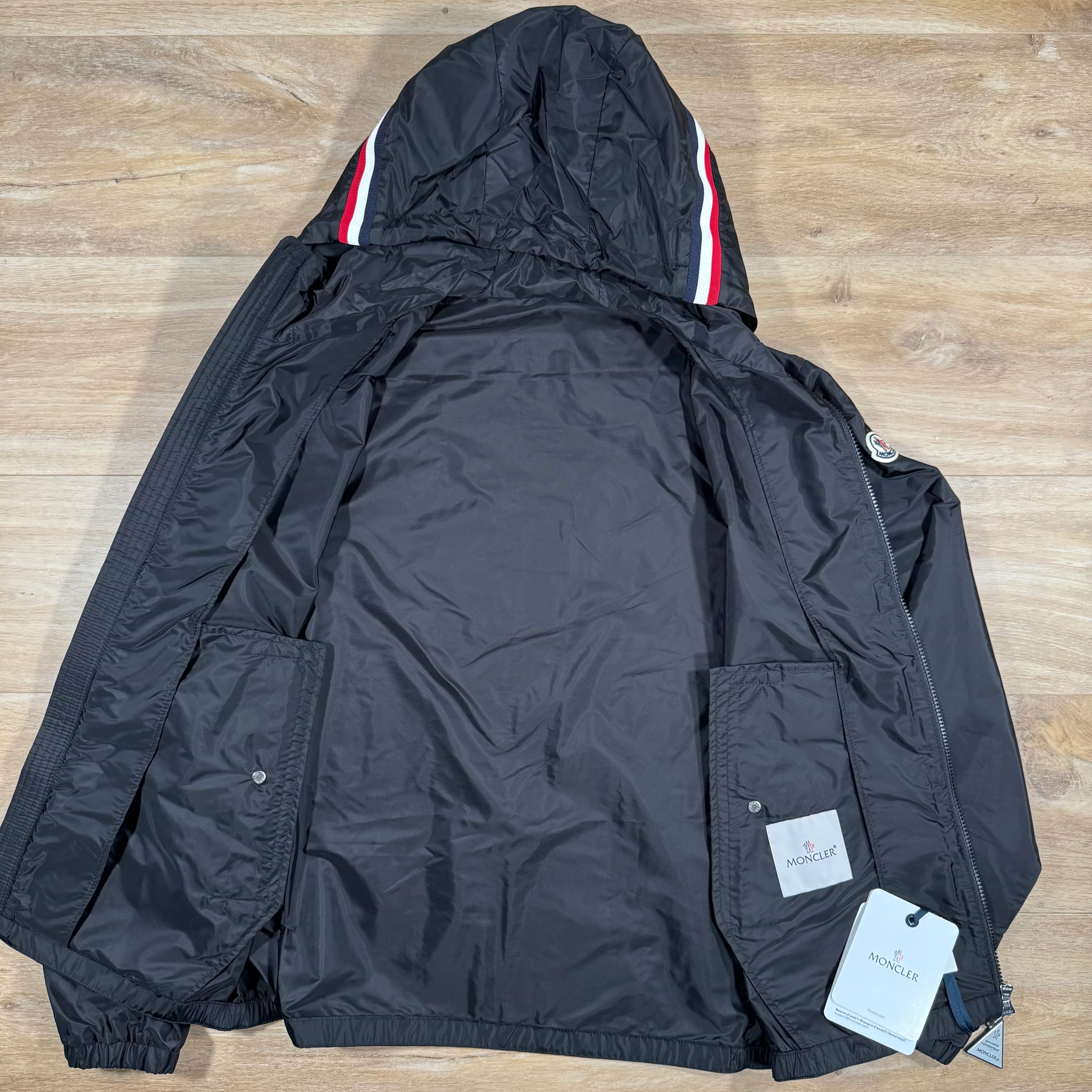 Moncler Grimpeurs Hooded Jacket in Black - Image 4