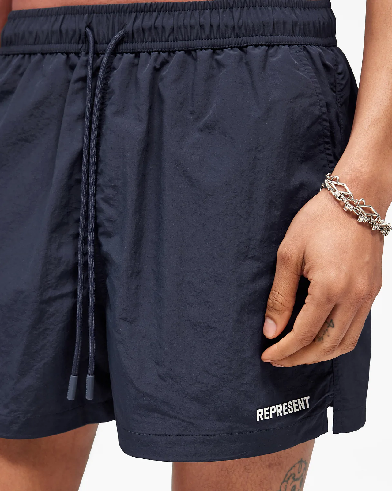 Represent Swim Short in Navy - Image 4